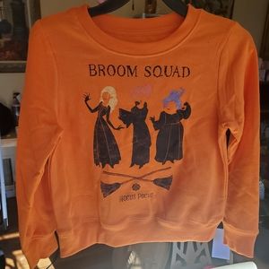 Girls orange hocus pocus sweatshirt